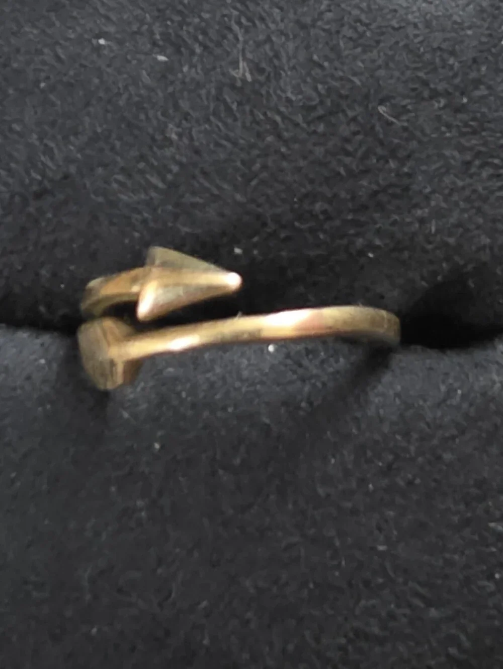 Sterling Silver Arrows Adjustable Ring (Vintage)